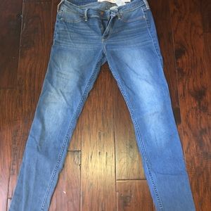 Blue Hollister Low-rise Jean Leggings